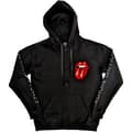 Pikkukuva 1 / 2: The Rolling Stones Unisex Zipped Hoodie: Hackney Diamonds Shattered Tongue (Sleeve Print) (X-Large)