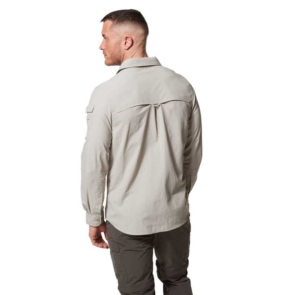 Craghoppers Lang Ærmet Skjorte Nosilife Adventure Ii Beige 2XL Mand