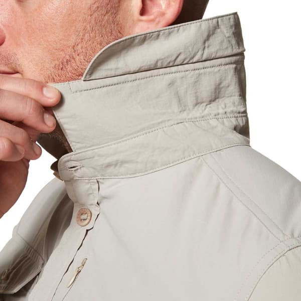 Craghoppers Lang Ærmet Skjorte Nosilife Adventure Ii Beige 2XL Mand