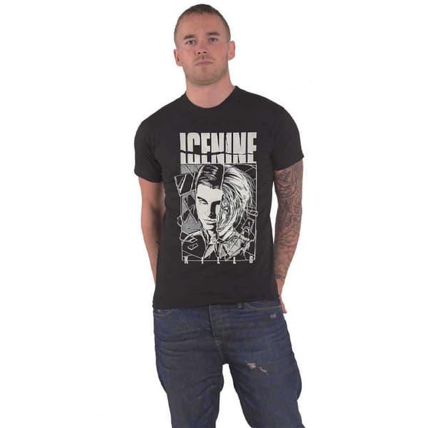 Ice Nine Kills T Shirt Shower Scene Split Face Official Unisex Black