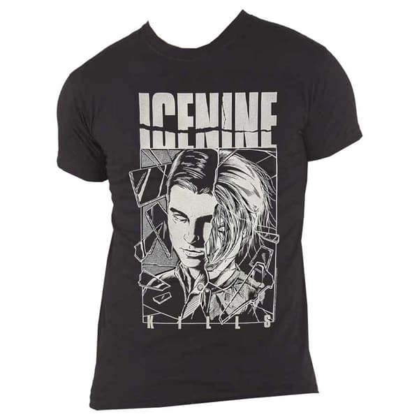 Ice Nine Kills T Shirt Shower Scene Split Face Official Unisex Black
