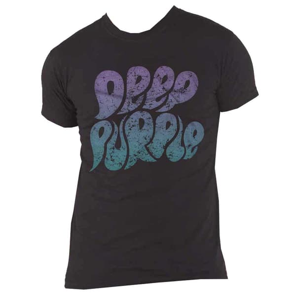 Deep Purple T Shirt Bubble Band Logo Official Unisex Black