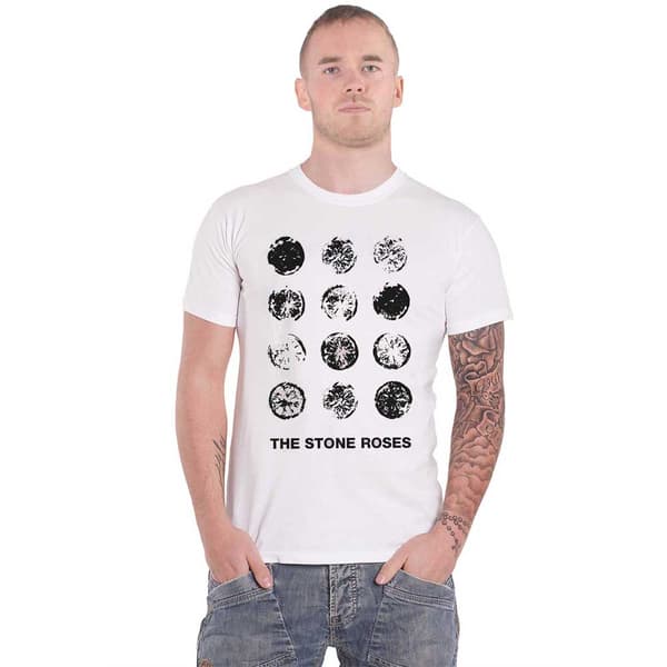 The Stone Roses Lemons Grid T Shirt