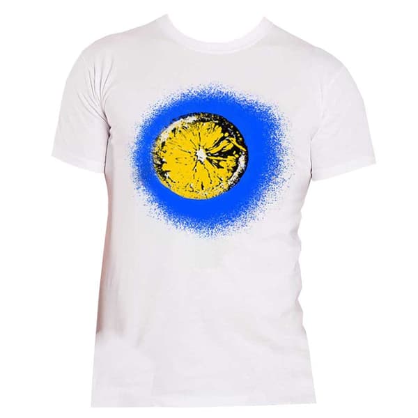 The Stone Roses T Shirt Blue Lemon Band Logo Oasis Waterfall Official