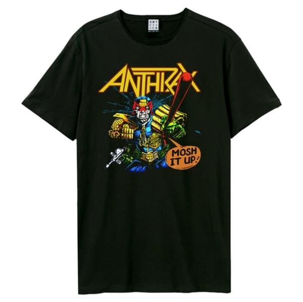 Anthrax: I Am The Law Amplified Vintage Black X-Large T Shirt