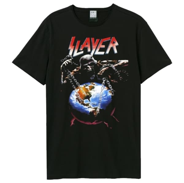 Slayer: Wolrd Amplified Vintage Black Small T Shirt
