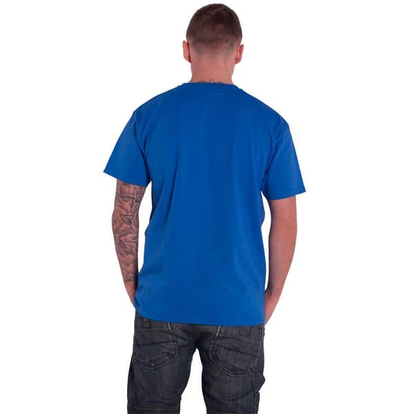 The Rolling Stones T Shirt Hackney Diamonds Neon Tongue Official Blue