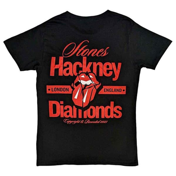 The Rolling Stones T Shirt Hackney Diamonds Hackney London Official Black