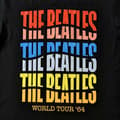 Miniatyrbild 4 av 4: The Beatles T Shirt Colour Wave Band Logo Official Unisex Black
