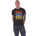 Miniatyrbild 1 av 4: The Beatles T Shirt Colour Wave Band Logo Official Unisex Black