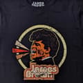 Miniatyrbild 3 av 4: James Brown T Shirt Circle and Logo Official Unisex Black