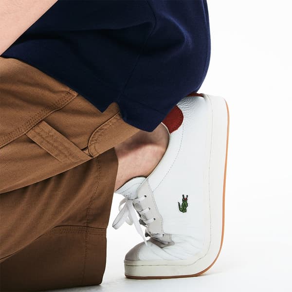 Lacoste Kortærmet Poloshirt Caiman Blå M Mand