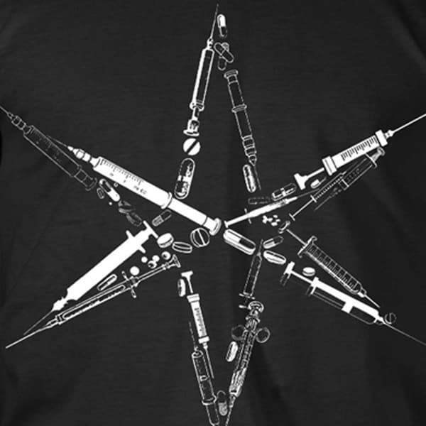 Bring Me The Horizon T Shirt Medicine Hex Band Logo Official Mens Black