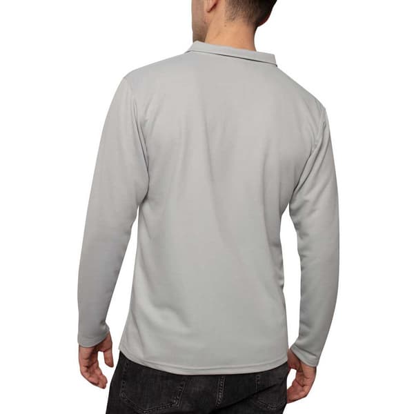 Iq-uv Långärmad Pikétröja Uv 50+ Grå 2XL