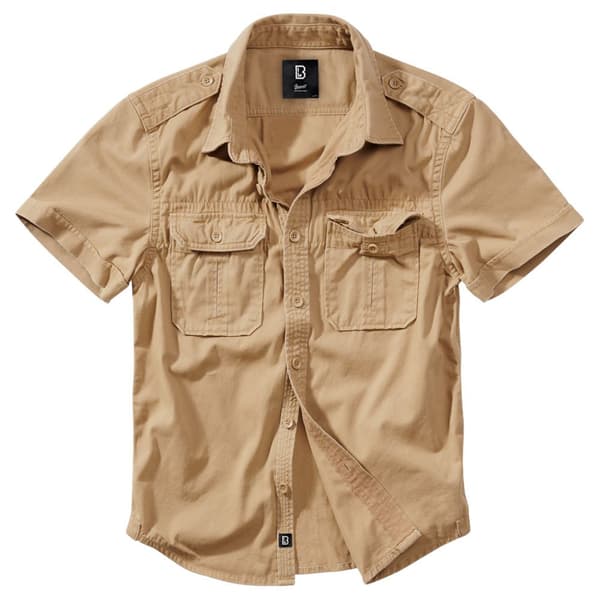 Brandit Kortärmad Tröja Vintage Beige L Man
