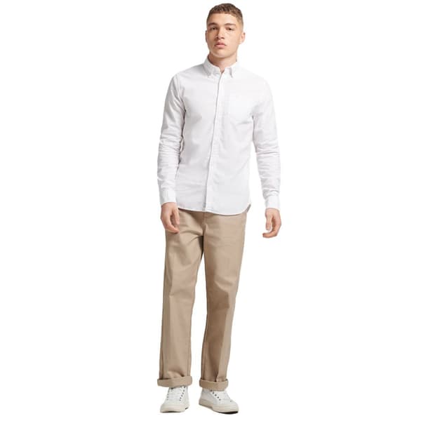 Superdry Pitkähihainen Paita Cotton Oxford Valkoinen XL Mies