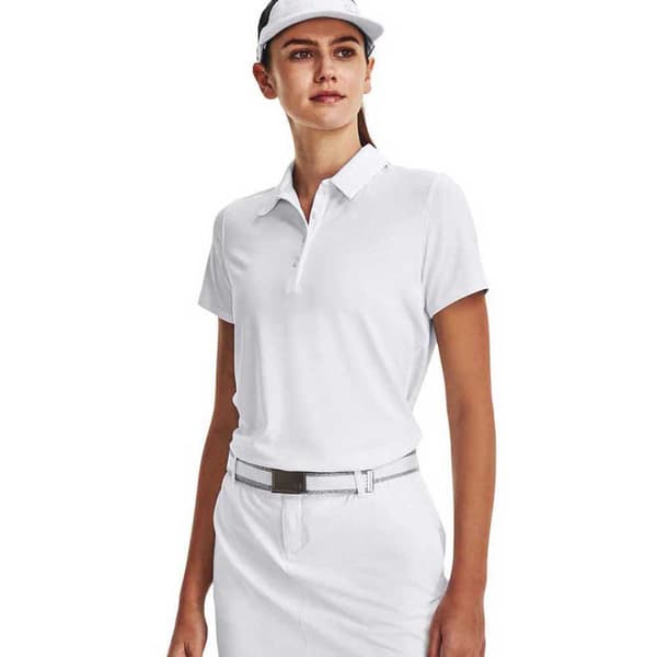 Under Armour Golf Kortärmad Piké Playoff Vit L