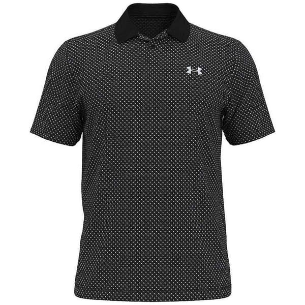 Under Armour Golf Kortärmad Piké Performance 3.0 Printed Svart M / Regular