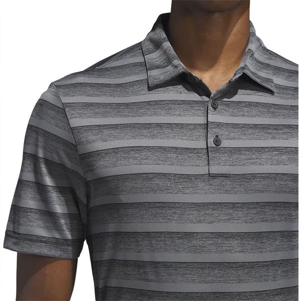 Adidas Lyhythihainen Poolo 2 Color Stripe Harmaa L