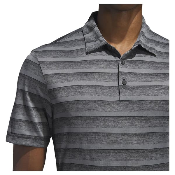 Adidas Lyhythihainen Poolo 2 Color Stripe Harmaa L