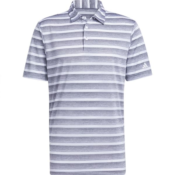 Adidas Kortärmad Piké 2 Color Stripe Grå L