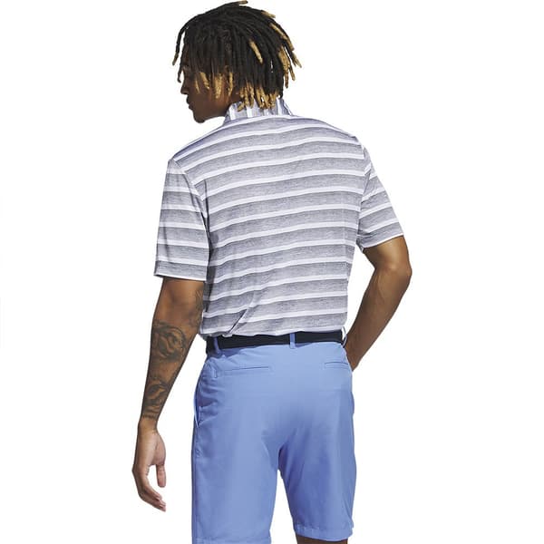 Adidas Kortärmad Piké 2 Color Stripe Grå L