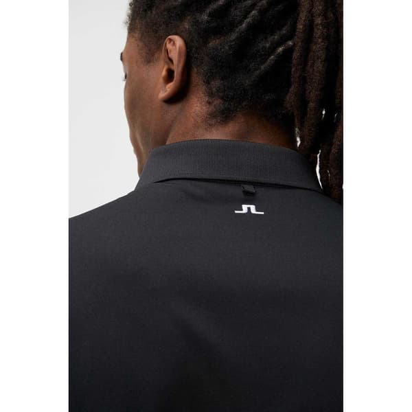 J.lindeberg Kortærmet Polo Tour Tech Sort M