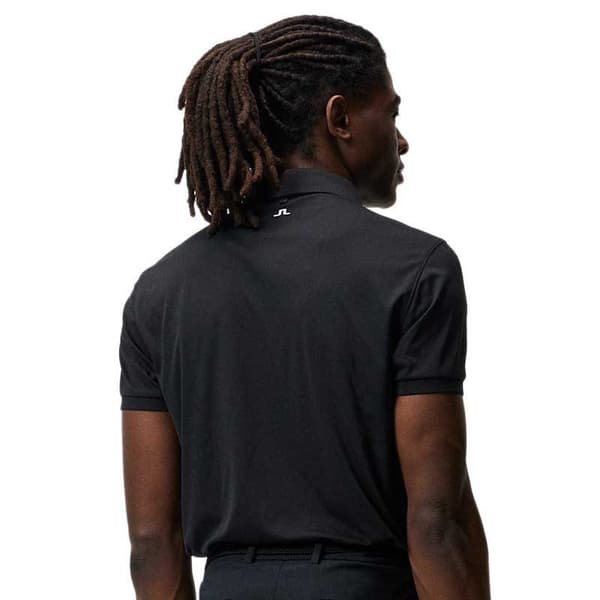 J.lindeberg Kortærmet Polo Tour Tech Sort M