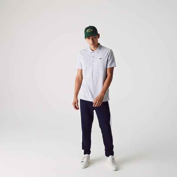 Lacoste Lyhythihainen Poolopaita Sport Cotton Blend Ottoman Harmaa XS Mies