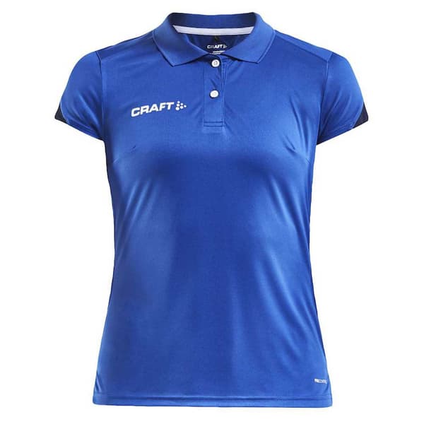 Craft Kortærmet Poloshirt Pro Control Impact Blå L Kvinde