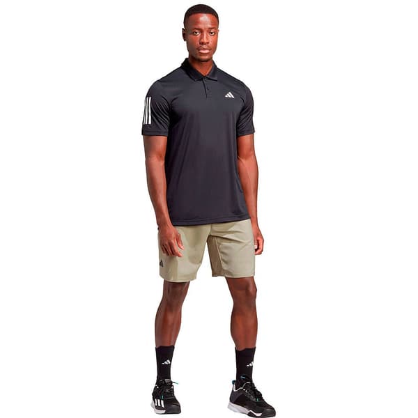 Adidas Kortærmet Polo Club 3 Stripes Sort XL Mand