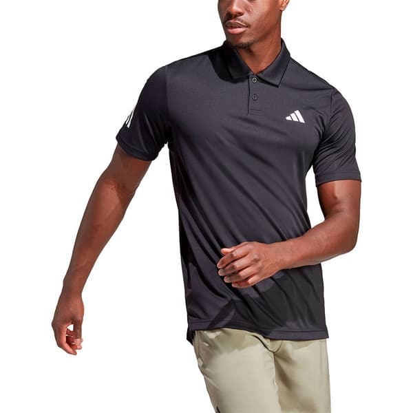 Adidas Kortærmet Polo Club 3 Stripes Sort XL Mand