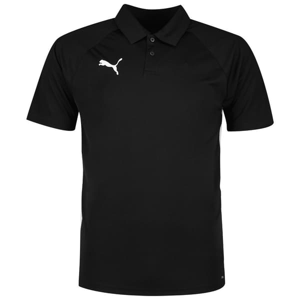 Puma Kortärmad Piké Teamliga Svart L Man