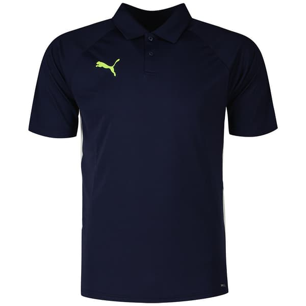 Puma Kortärmad Piké Teamliga Blå M Man