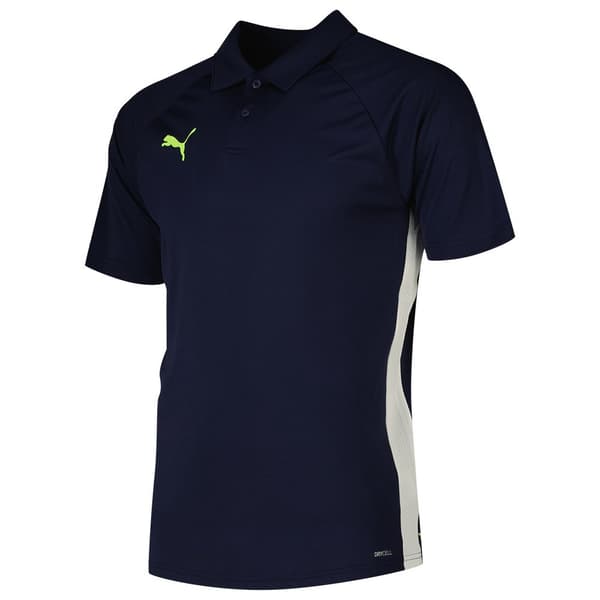 Puma Kortärmad Piké Teamliga Blå L Man