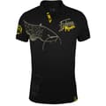 Miniatyrbillede 1 af 4: Hotspot Design Kortærmet Poloshirt Fishing Mania Catfish Sort 2XL Mand