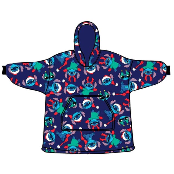Disney Stitch oversize sweatshirt coat adult coral