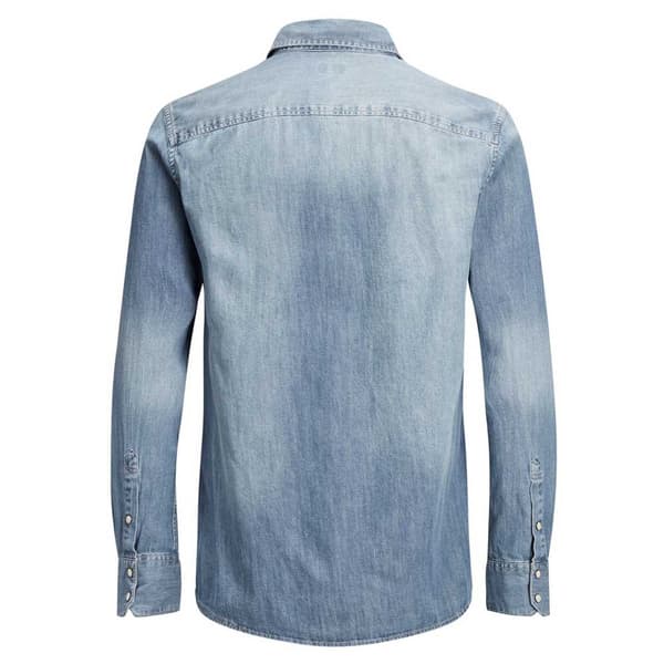 Jack & Jones Lang Ærmet Skjorte Essential Sheridan Blå L Mand