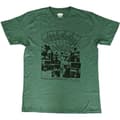 Miniatyrbild 3 av 4: Green Day T Shirt Dookie Frames Band Logo Official Mens Green