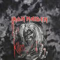 Miniatyrbild 2 av 4: Iron Maiden T Shirt Ed Kills Again Band Logo Official Unisex Black Dye Wash