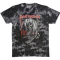 Miniatyrbild 3 av 4: Iron Maiden T Shirt Ed Kills Again Band Logo Official Unisex Black Dye Wash