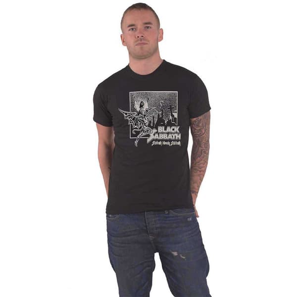 Black Sabbath T Shirt Bloody Sabbath Band Logo Official Mens Black