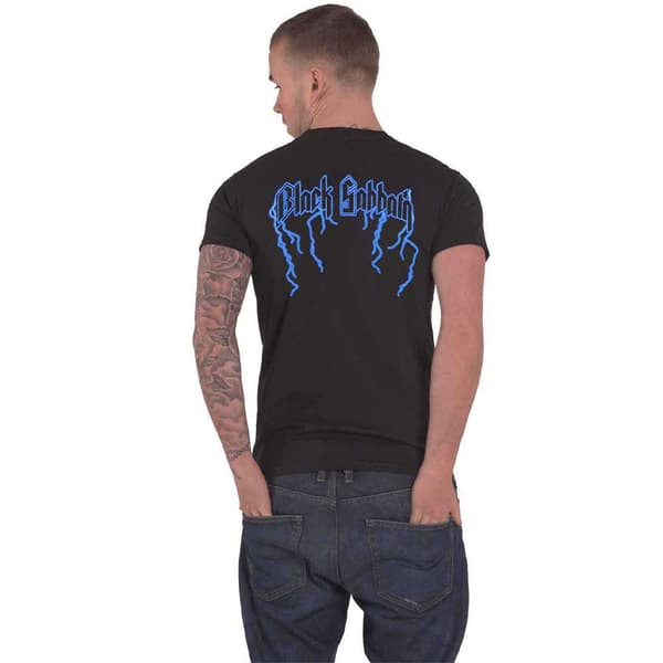 Black Sabbath T Shirt Lightning Henry Band Logo Official Mens Black