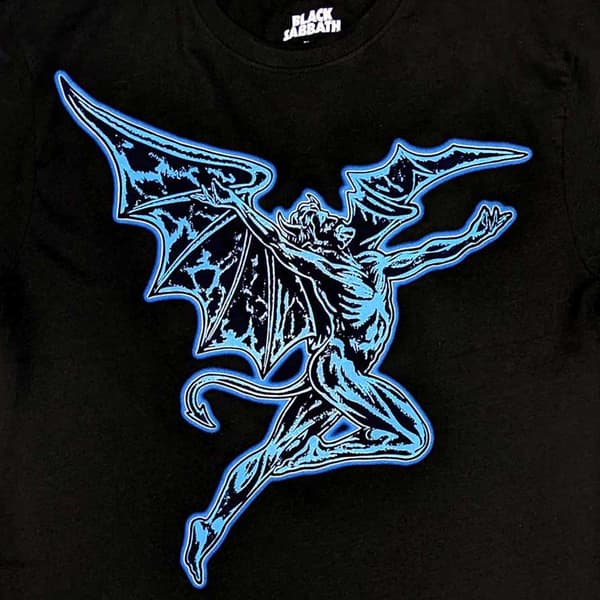 Black Sabbath T Shirt Lightning Henry Band Logo Official Mens Black
