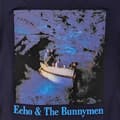 Miniatyrbild 3 av 4: Echo & The Bunnymen T Shirt Ocean Rain Band Logo Official Mens Navy Blue