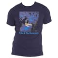 Miniatyrbild 4 av 4: Echo & The Bunnymen T Shirt Ocean Rain Band Logo Official Mens Navy Blue