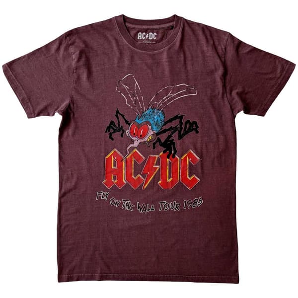 AC/DC Unisex T-Shirt: Fly On The Wall Tour (Small)