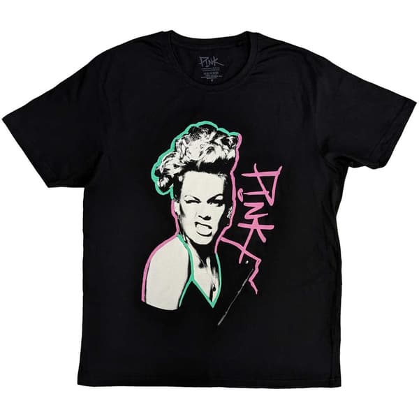 Pink Unisex T-Shirt: Paint Pen (XX-Large)