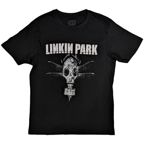 Linkin Park Unisex T-Shirt: Gas Mask (Medium)