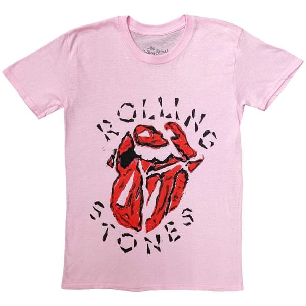The Rolling Stones Unisex T-Shirt: Hackney Diamonds Painted Tongue (X-Large)